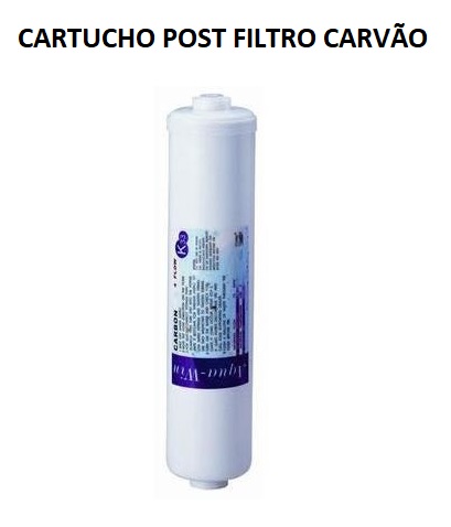 CARTUCHO POST FILTRO CARVÃO CARTUCHO POST FILTRO CARVÃO