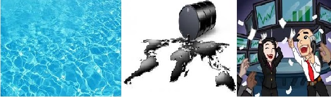 AGUA PETROLEO E BOLSA